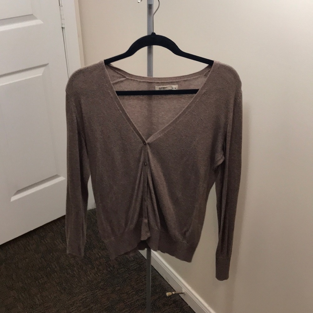 Tan Old Navy Cardigan